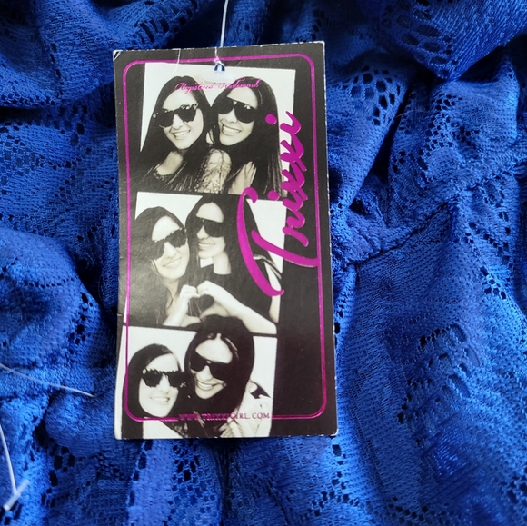 Strapless High Low Lace Sundress - Picture 8 of 8